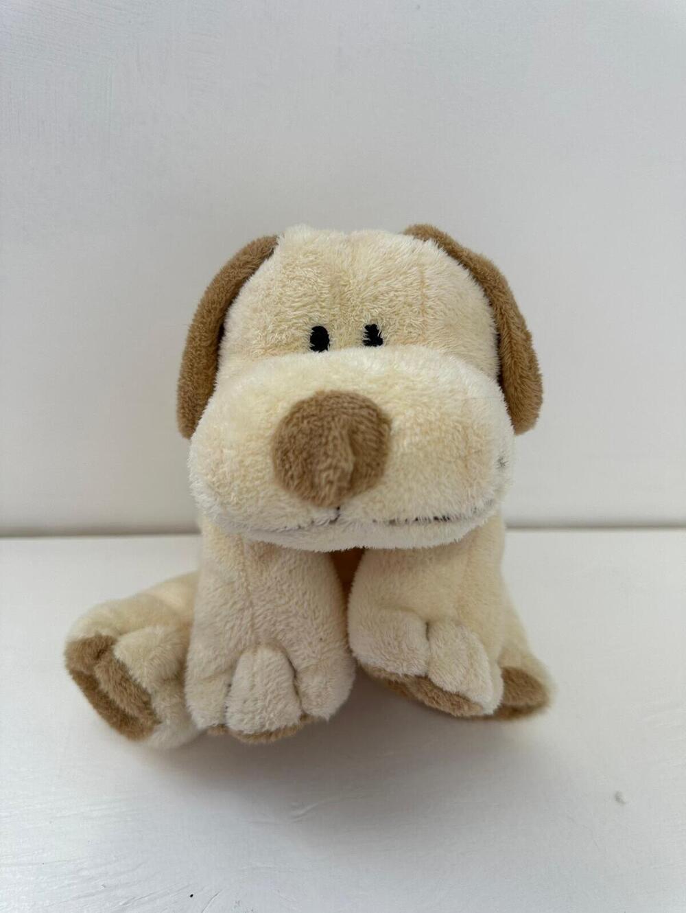 Ty Pluffies Collection “Plopper” the Dog *Rare* (8.5 inch)
